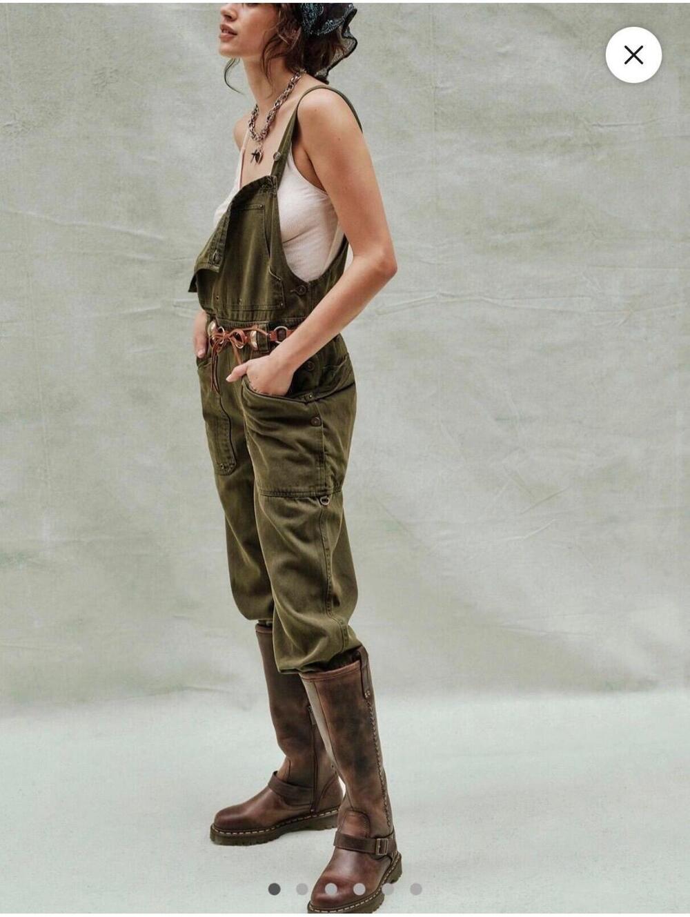 11. Free People just in time overalls